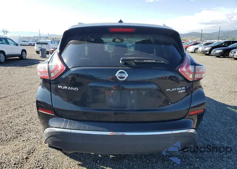 2015 Nissan Murano S z USA, uszkodzony, nr VIN 5N1AZ2MHXFN207041